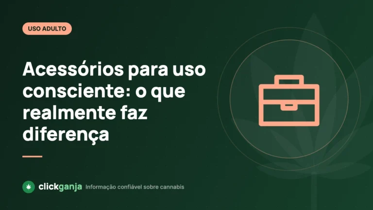 Acessórios para uso consciente: o que realmente faz diferença
