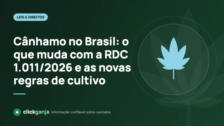 Cânhamo no Brasil: o que muda com a RDC 1.011/2026 e as novas regras de cultivo
