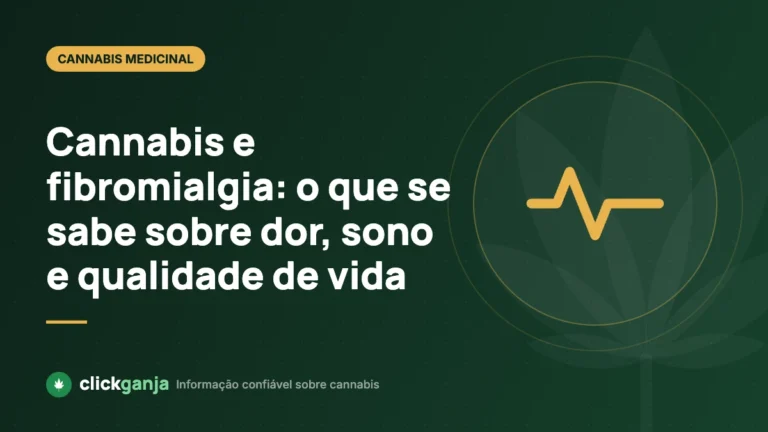 Cannabis e fibromialgia: o que se sabe sobre dor, sono e qualidade de vida