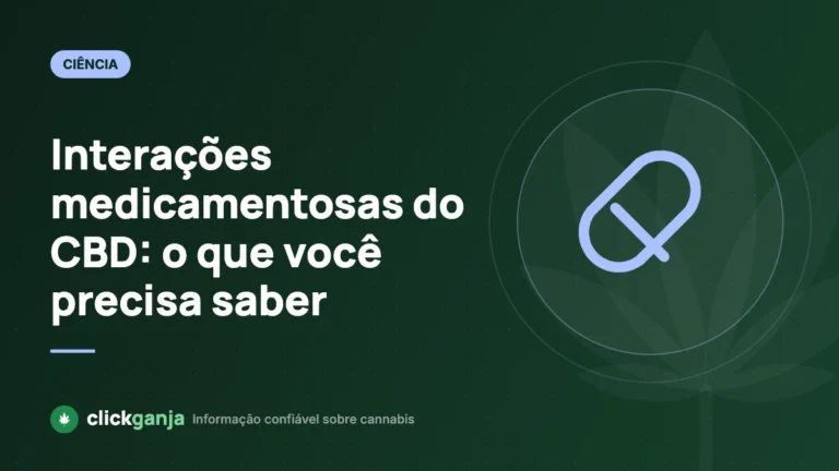 Interações medicamentosas do CBD: o que você precisa saber