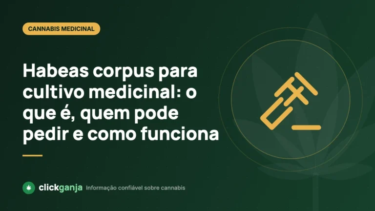 Habeas corpus para cultivo medicinal: o que é, quem pode pedir e como funciona