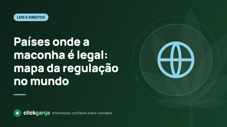 Países onde a maconha é legal: mapa da regulação no mundo