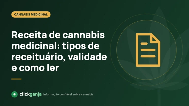 Receita de cannabis medicinal: tipos de receituário, validade e como ler