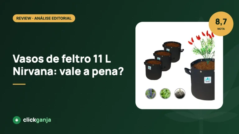 Review: Kit 3 vasos de feltro 11 L Nirvana com ilhós para LST