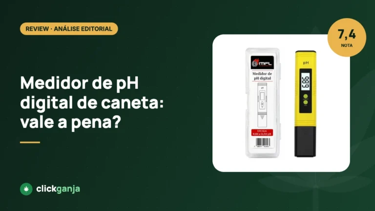 Review: medidor de pH digital de caneta barato (MFL) funciona para cultivo?