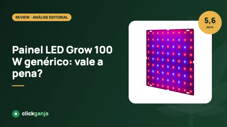 Review: Painel LED Grow 100 W barato funciona? Análise honesta