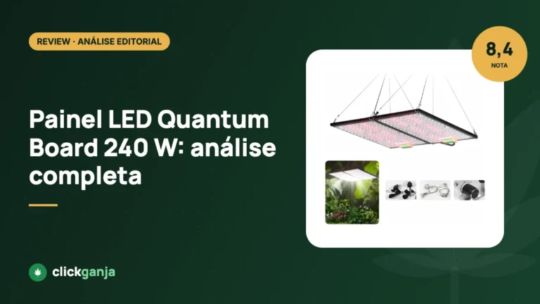 Review: Painel LED Quantum Board 240 W Full Spectrum (Smaye) vale a pena?