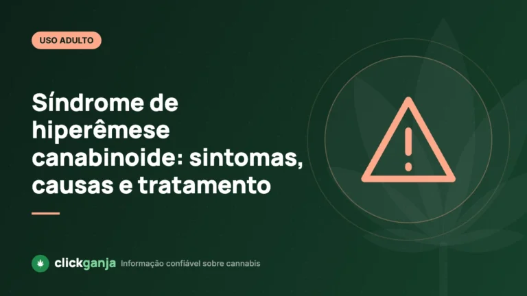 Síndrome de hiperêmese canabinoide: sintomas, causas e tratamento