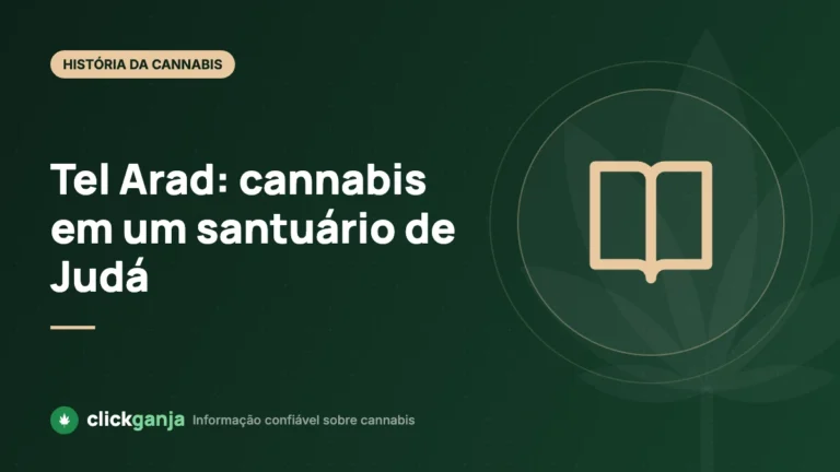 Tel Arad: o altar de 2.700 anos com resíduos de cannabis em Israel